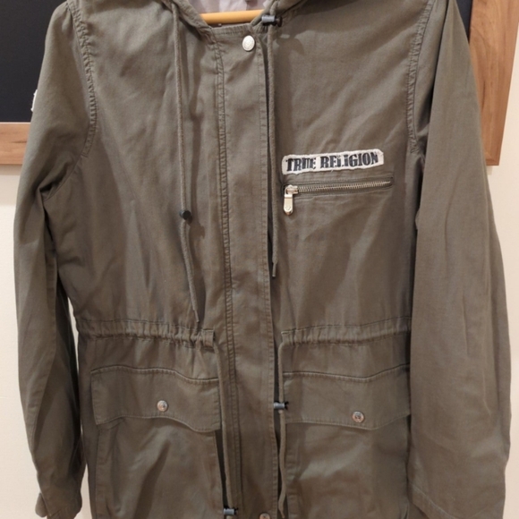 True Religion Olive Green Jacket - Picture 1 of 3